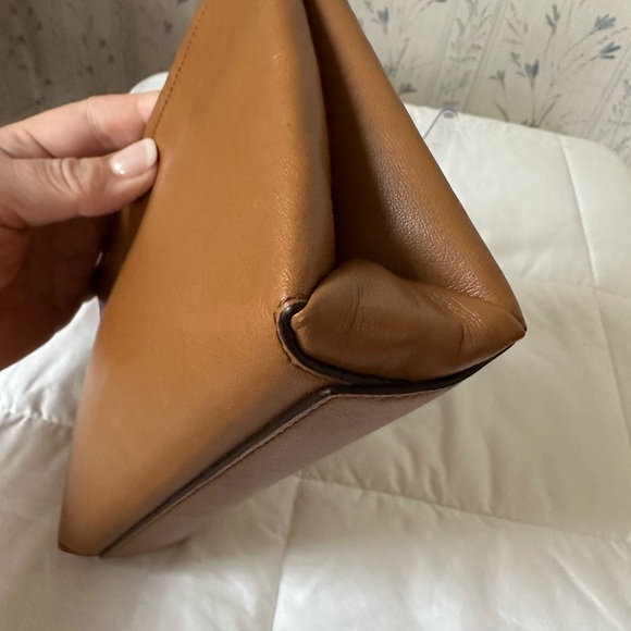 Coach Brown Leather Wristlet